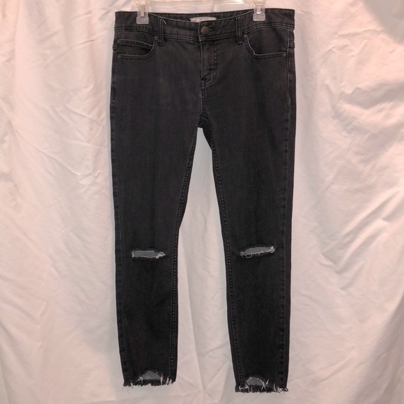 Free People Destroyed Raw Hem Jeans size 28 - Picture 2 of 6